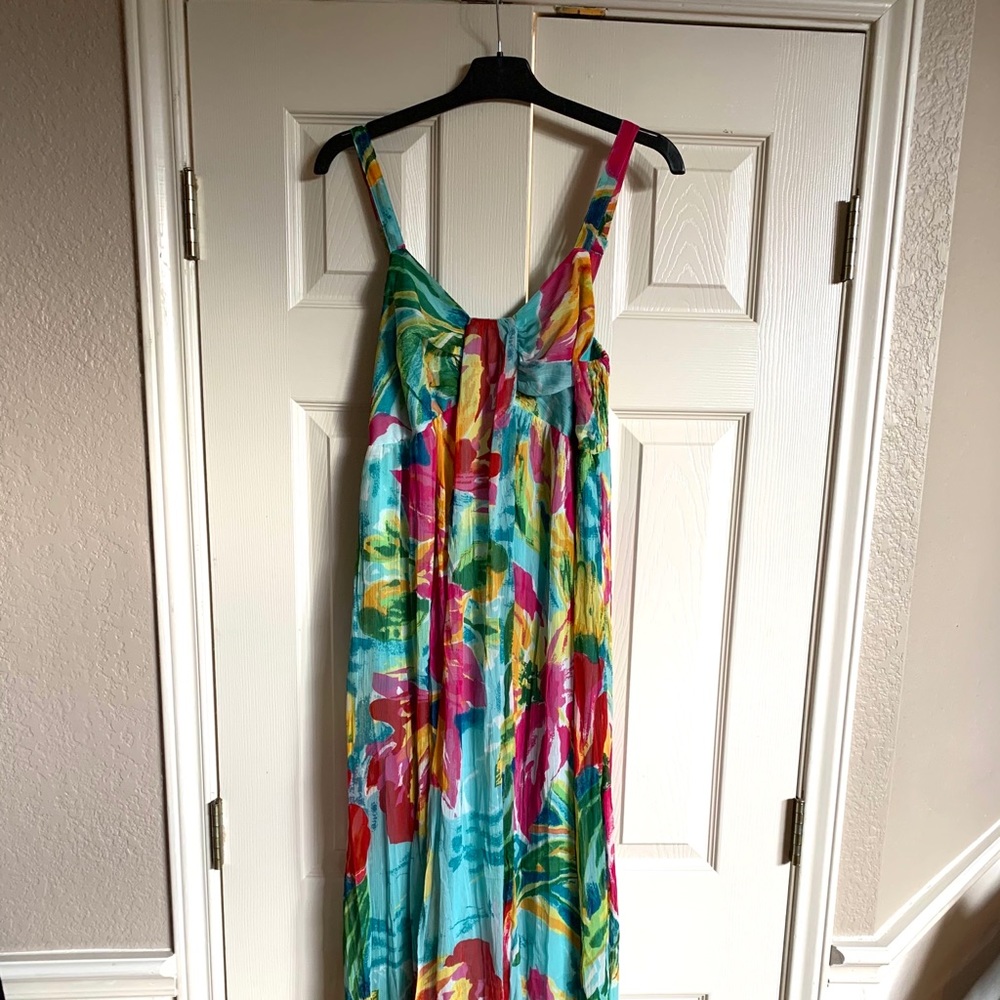 Multicolor, layered, sundress